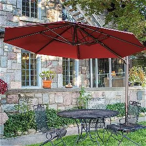 Abba Patio 11ft Cantilever Umbrella