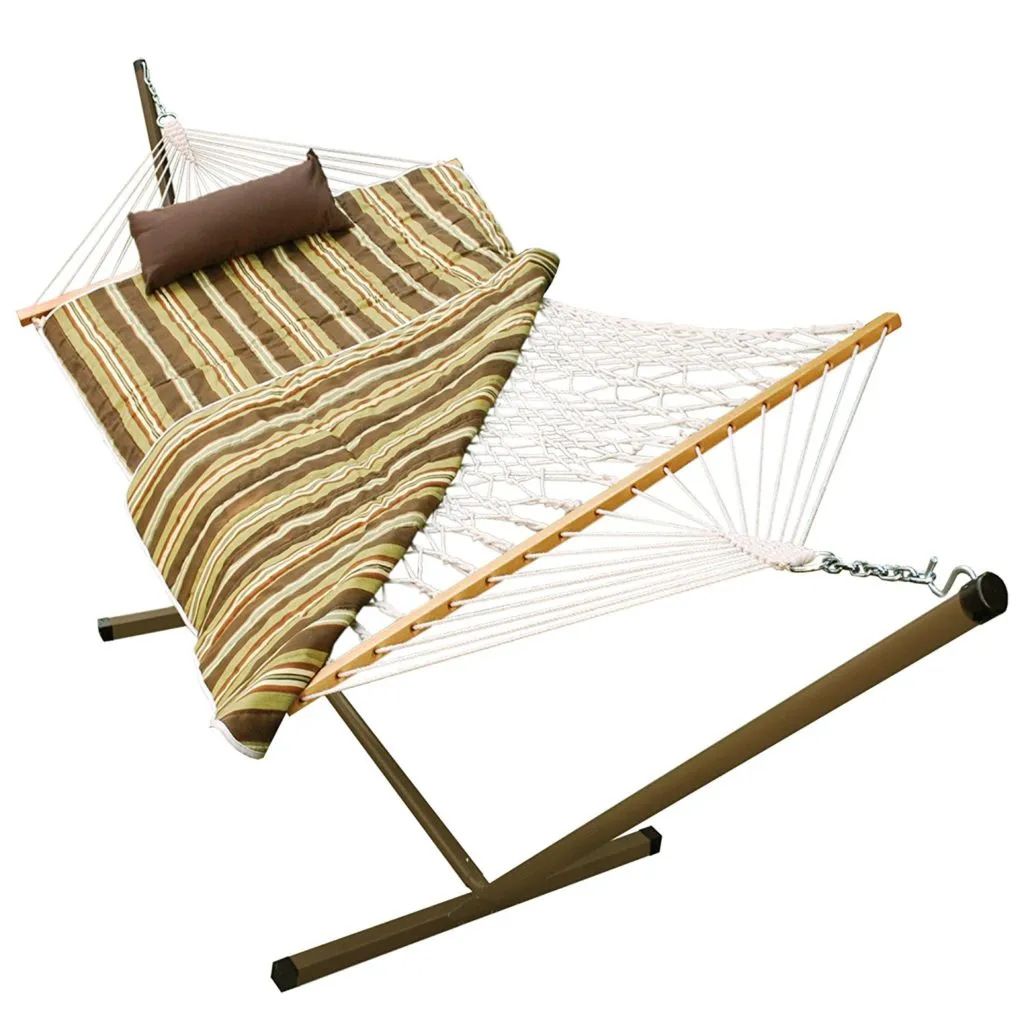Algoma Hammock with Stand, with Pad and Pillow