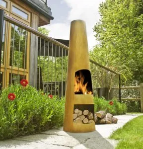 One of our picks for the best chiminea to buy!