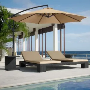 Hope they're going to cover that with an offset umbrella cover!