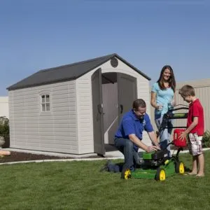A Resin Plastic Shed by Lifetime