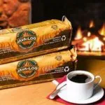 Log Made from Recycled Coffee Grounds