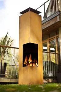 Corten Steel Chiminea