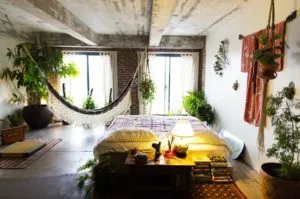 Ceiling Mounted Hammock. Source: Pinterest