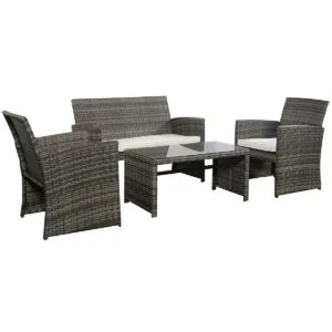 GoPlus Outdoor 4 Piece Patio Furniture Set