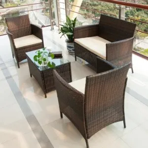 Merax 4 Piece Outdoor Furniture Set