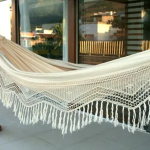 Novica Double Cotton Hammock, Manaus Majesty