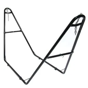 Sunnydaze Universal Multi-Use Steel Hammock Stand, Fits Hammocks 9 to 14 Feet Long, 440 Pound Capacity