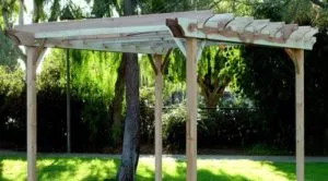 GardenCraft Redwood Pergola 10’ x 12’