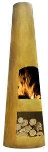 La Hacienda 56079US Oxidized Corten Steel Circo Chimenea, 49 Inch