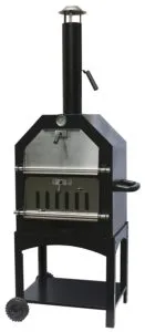 La Hacienda 56107US Steel Construction Pizza Oven and Smoker