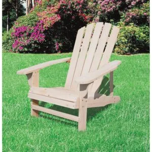 Leigh County Unpainted Adirondack Chair - Cedar