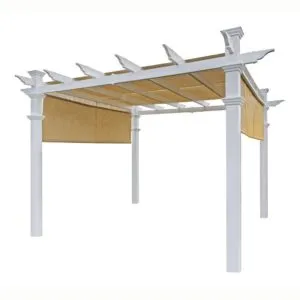 New England Arbors Malibu Pergola. The Best Vinyl Pergola Kits Available.