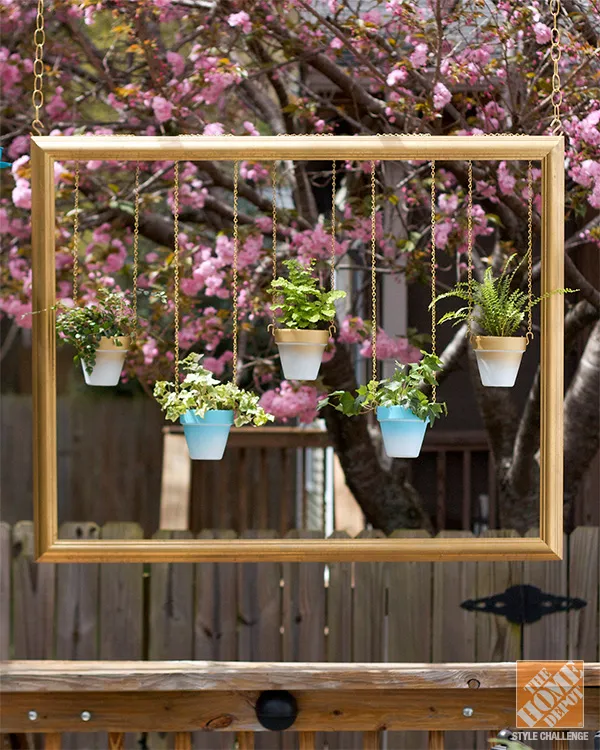 Picture Frame and Potted Plants Source: HomeDepot