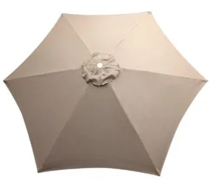 Replacement Top 8’ 6 Rib Umbrella Canvas Replacement