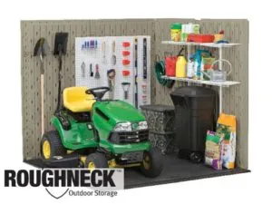 Roughneck Storage Shed Interior