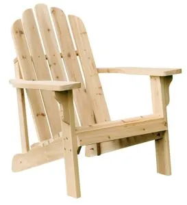 Shine Company Marina Adirondack Chair, Natural