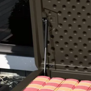 Suncast Deck Box Pistion Close Up