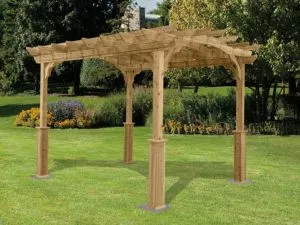Suncast PA1012 Cedar Pergola Kit