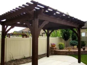 Timber Frame 10’ x 14’ Fir Pergola Kit
