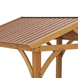 Yardistry 12’x10.5’ Pavilion Roof Detail