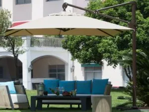 Abba Patio 10 Ft Rectangular Cantilever Umbrella