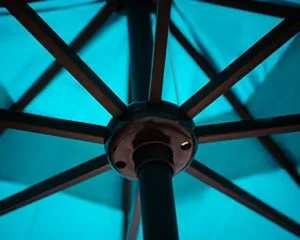 Abba Patio 9’ Tilting Umbrella Ribs Detail
