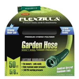 Flexzilla Garden Hose, 50 ft., Heavy Duty, Lightweight, Drinking Water Safe - HFZG550YW