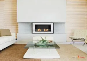 Moda Flame Lugo Wall Mounted Chimneyless Fireplace