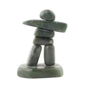 Nephrite Jade Inukshuk Statue