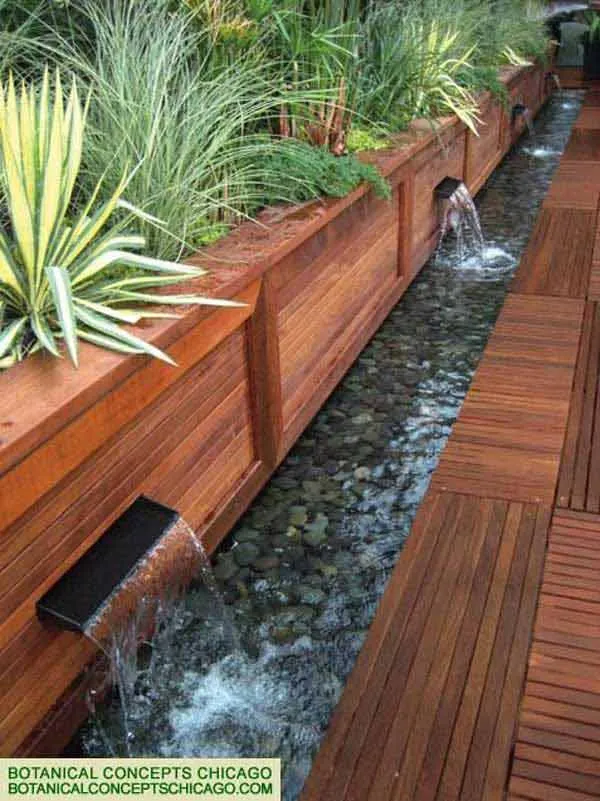 Planter Box Overflow Fountain Source: WooHome