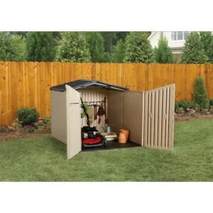 Rubbermaid Resin Slide Lid Shed