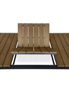 UrbanFurnishing Poly Wood Folding Leaf