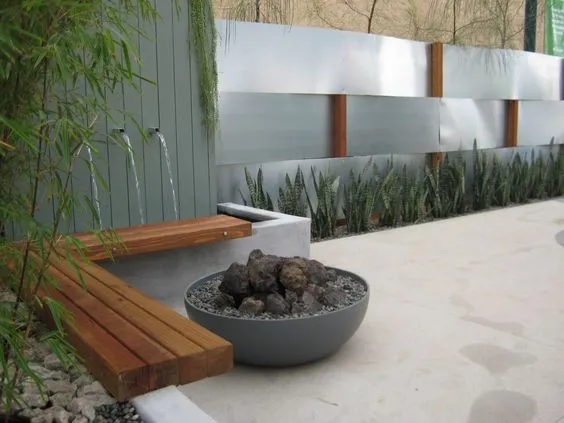 Water Fountain Near Sitting Area Source: Ryan Prange