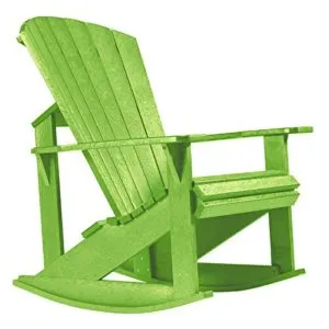 CR Plastic Generations Recycled Plastic Adirondack Rocking Chair