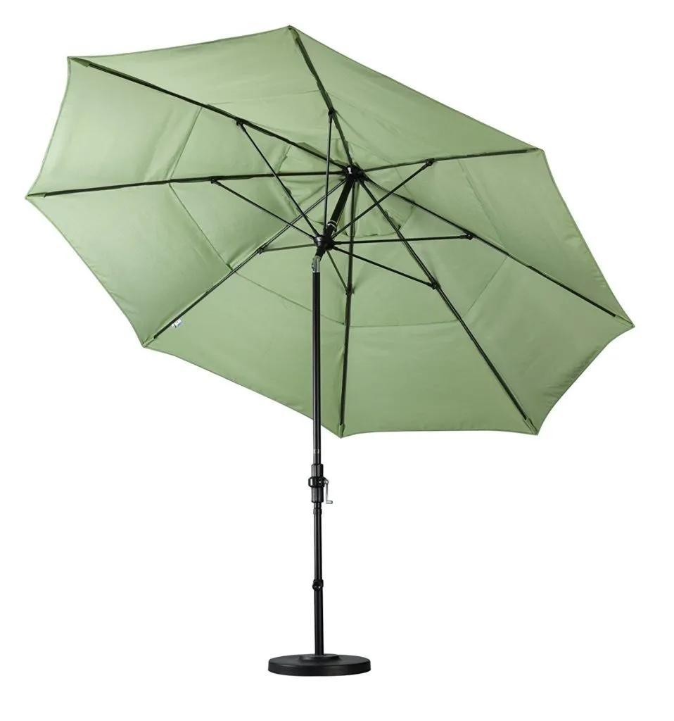 California Umbrella Double Vented Tilt Patio Umbrella
