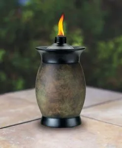 TIKI Brand 64-inch Resin Jar Torch Tabletop