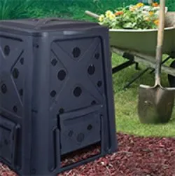 Redmon Black Compost Bin