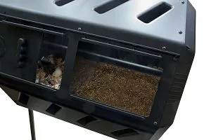 Dual Chamber Compost Tumbler by YIMBY