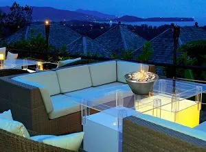 Anywhere Fireplace - Oasis Indoor Outdoor Gel Fuel Fireplace