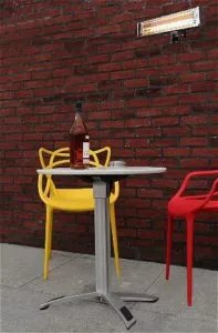 Az Patio Heaters Electric Wall Mount Heater In Context
