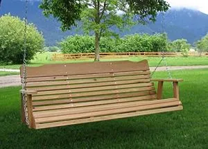 Kilmer Creek 5’ Natural Cedar Amish Porch Swing