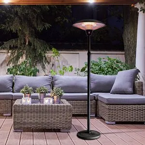 Outsunny Adjustable Electric Patio Heater in Context
