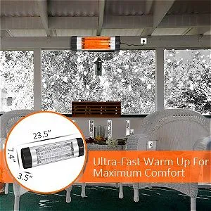 Vivreal Home Wall Mounted Patio Heater