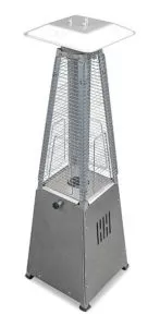 AZ Patio Heaters HLDS032-GTTSS Table Top Glass Tube Heater