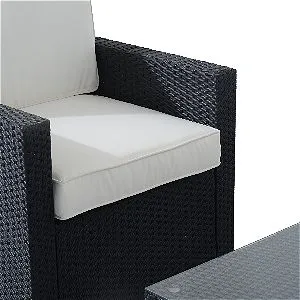 Materials Close Up: Cushion and PE Wicker