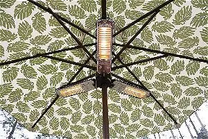 Fire Sense Infrared Umbrella Heater Open