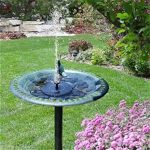 Hilucky Solar Birdbath FountainHilucky Solar Birdbath Fountain
