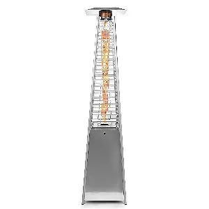 Thermo Tiki Pyramid Patio Heater Stainless Steel