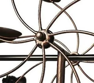 Evergreen Kinetic Garden Twirler Wheel Detail